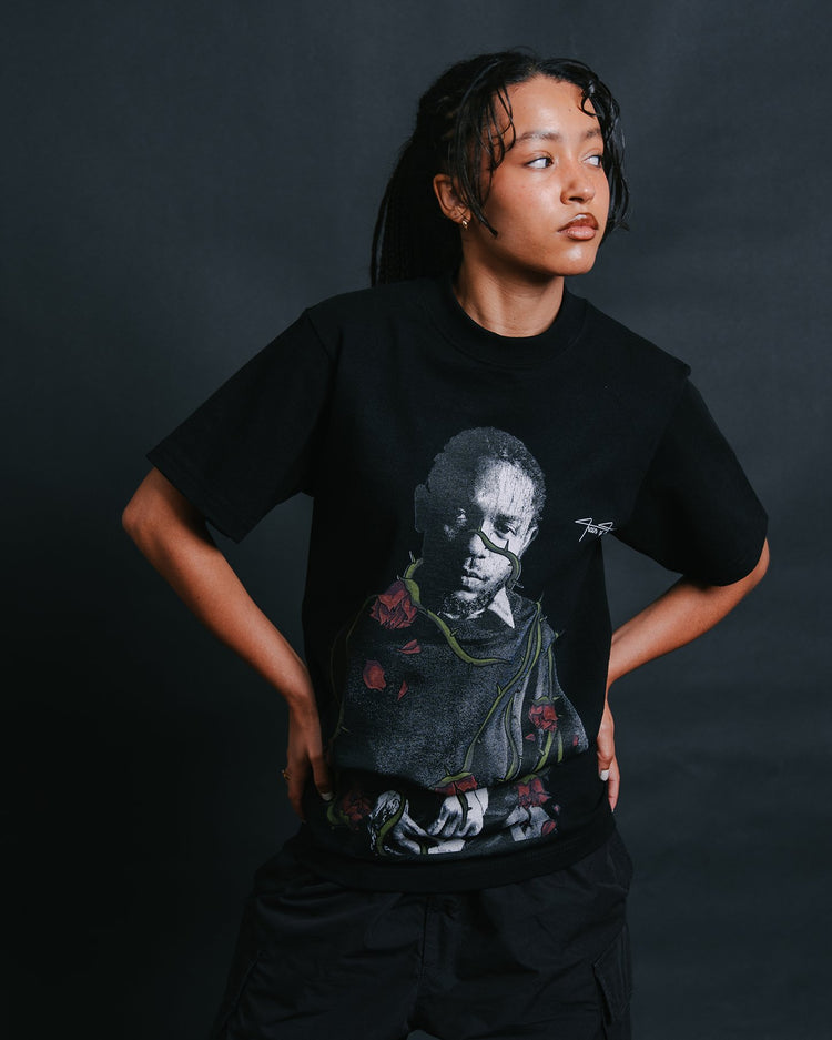 Dead Rose KDOT Black Tee - trainofthoughtcollective