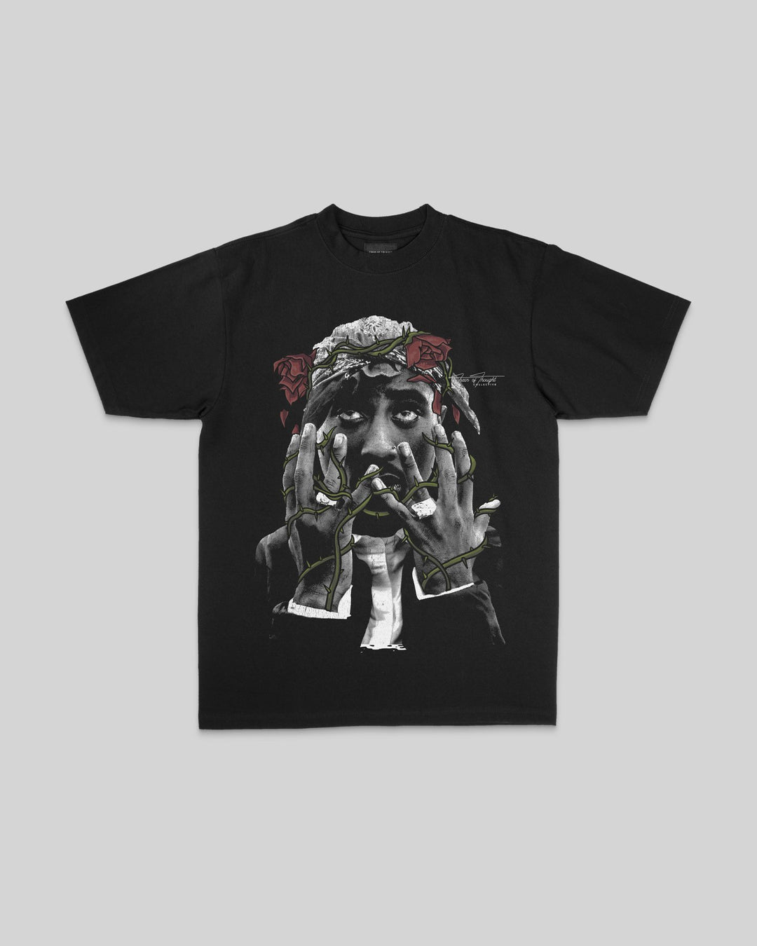Dead Rose PAC Black Tee - trainofthoughtcollective
