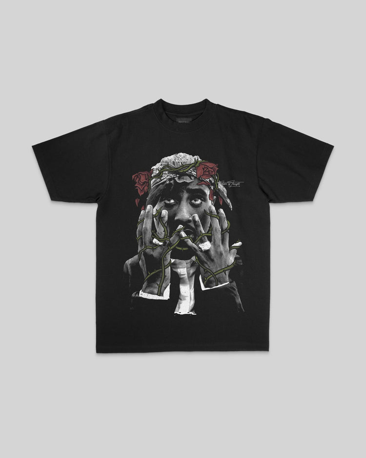 Dead Rose PAC Black Tee - trainofthoughtcollective