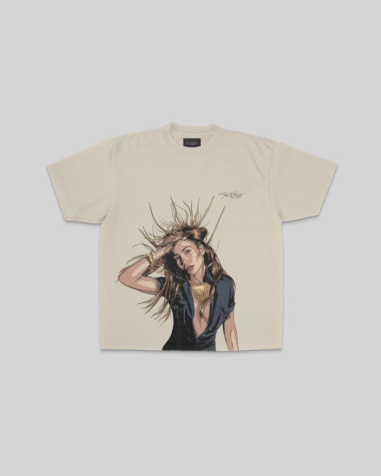 Jlo Big Face Oversized Oatmeal Tee - trainofthoughtcollective