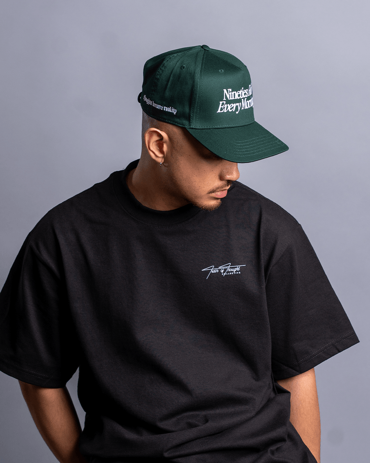 Nineties RNB Every Morning Green Snapback - trainofthoughtcollective
