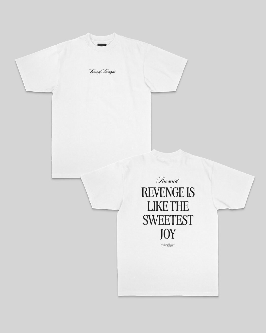 PAC Said White Tee - trainofthoughtcollective