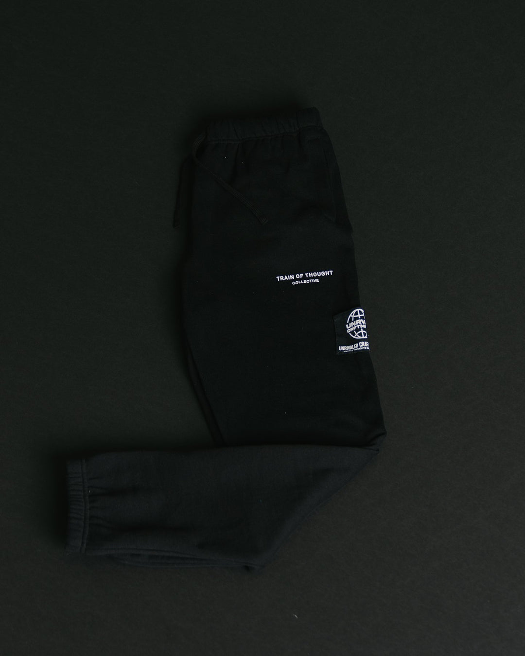 Relentless Premium Black Sweatpants - trainofthoughtcollective