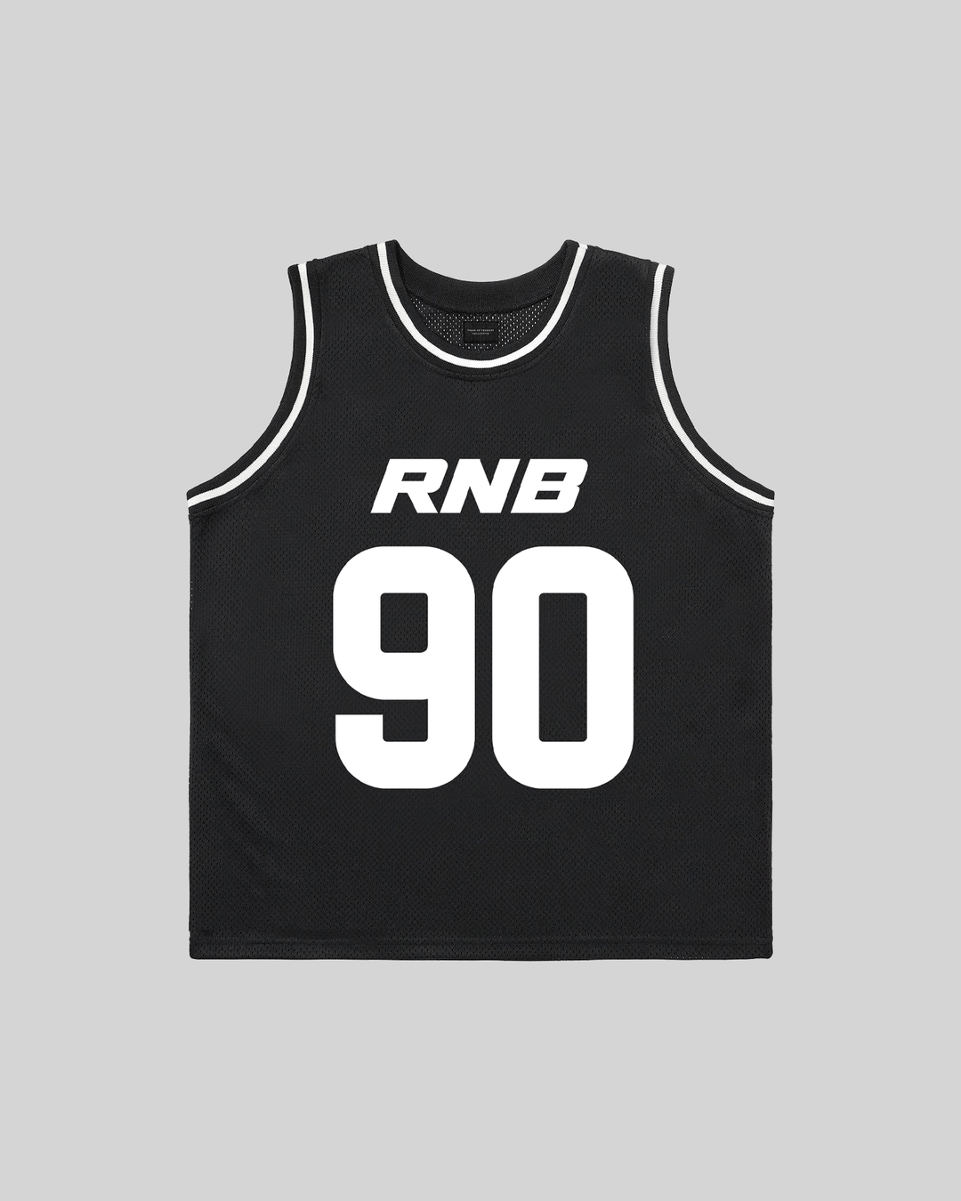 Rnb Every Morning V1 Cropped Black Basketball Jersey - trainofthoughtcollective