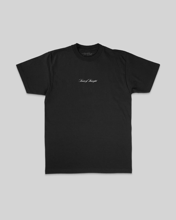 Rnb Language Black Tee - trainofthoughtcollective