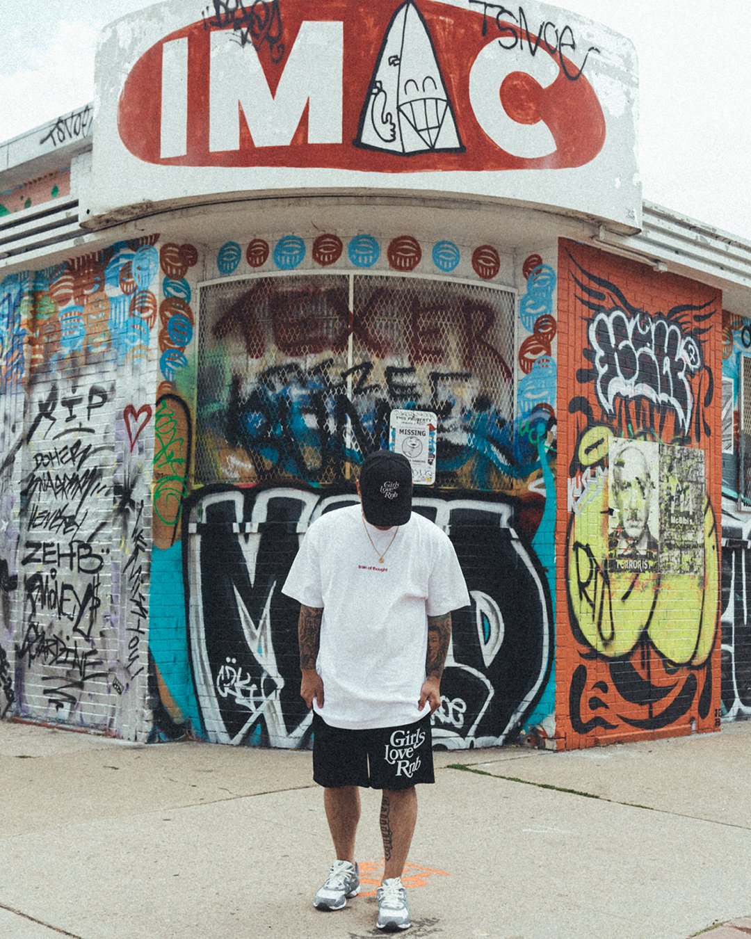 Rnb Songs $12 White Tee - trainofthoughtcollective