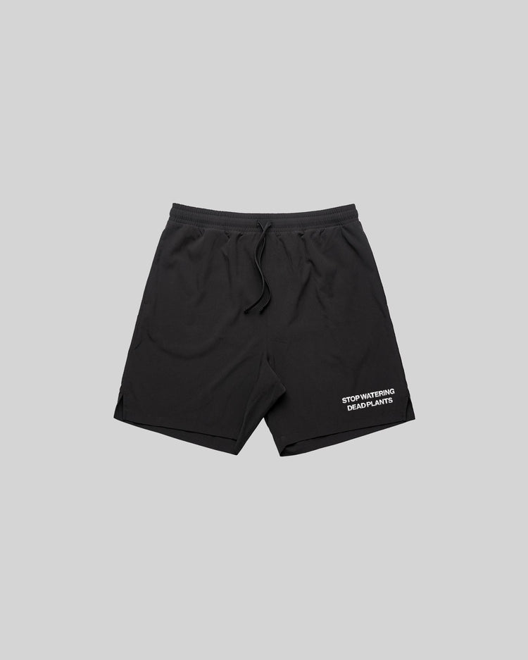 Stop Watering Dead Plants 2.0 Active Shorts 18” - trainofthoughtcollective