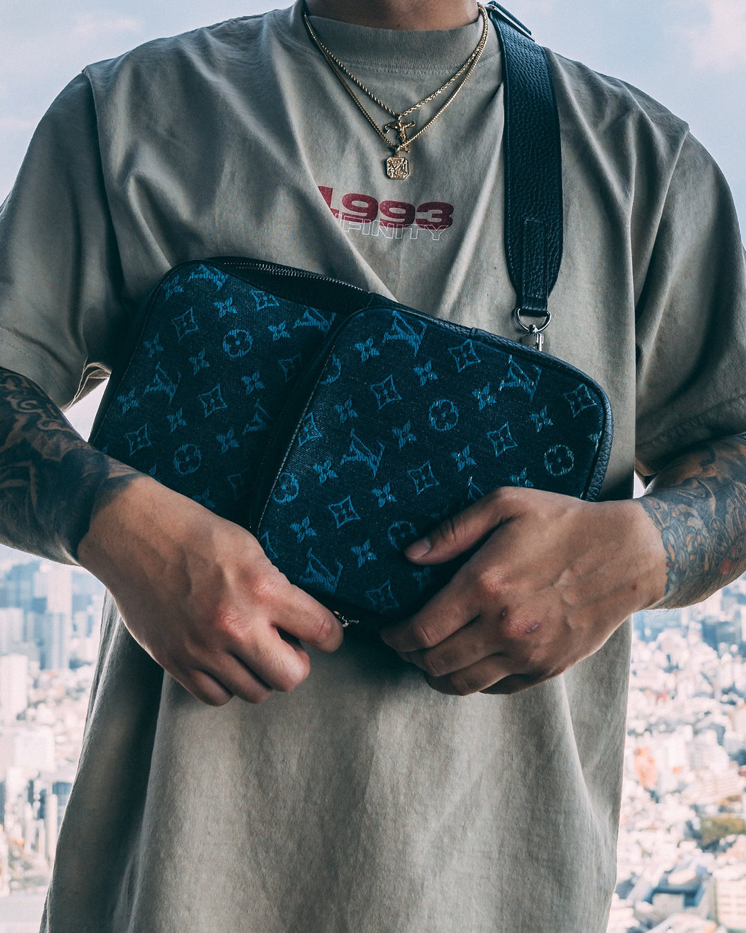 1993 Oversized Oatmeal Tee - trainofthoughtcollective