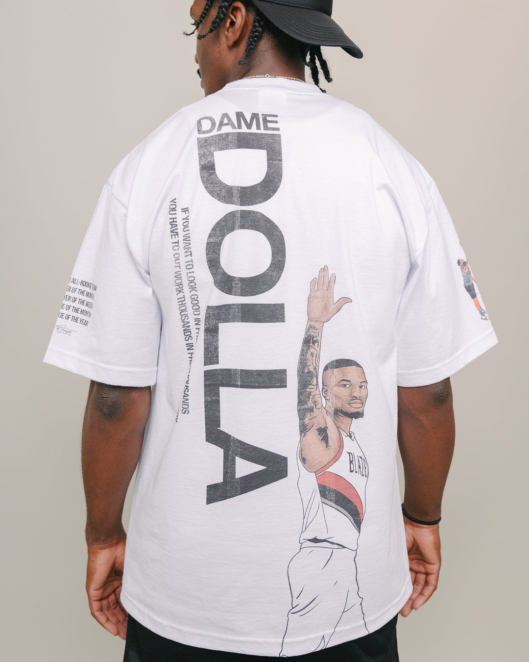 Dame Dolla White Tee *Collectors Edition* - trainofthoughtcollective