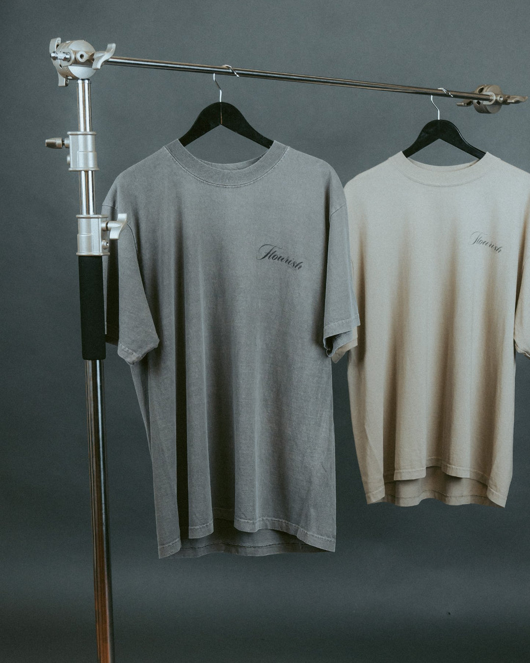 Flourish Oversized Cement Tee - trainofthoughtcollective