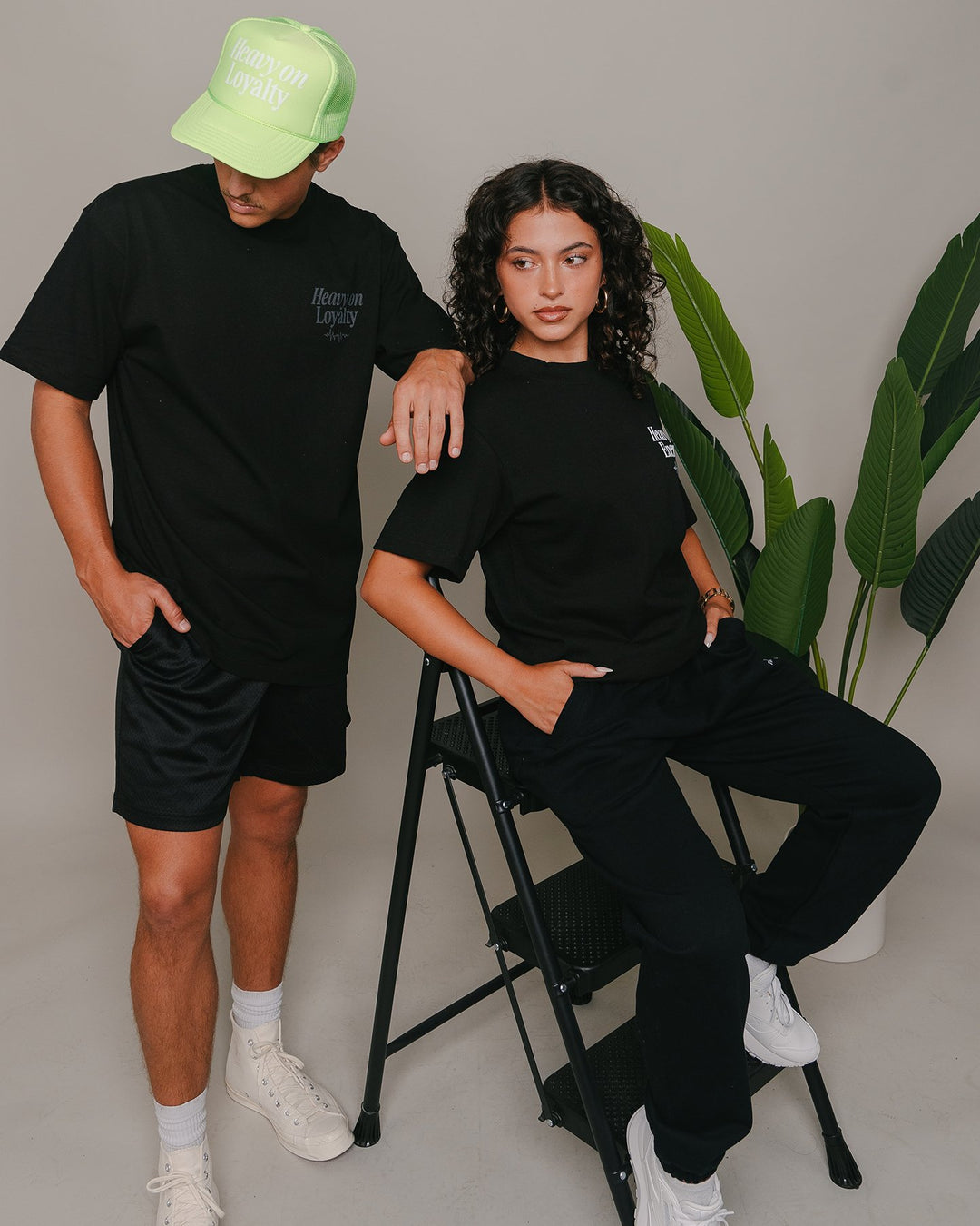 Heavy On Loyalty Black Tee V2 - trainofthoughtcollective