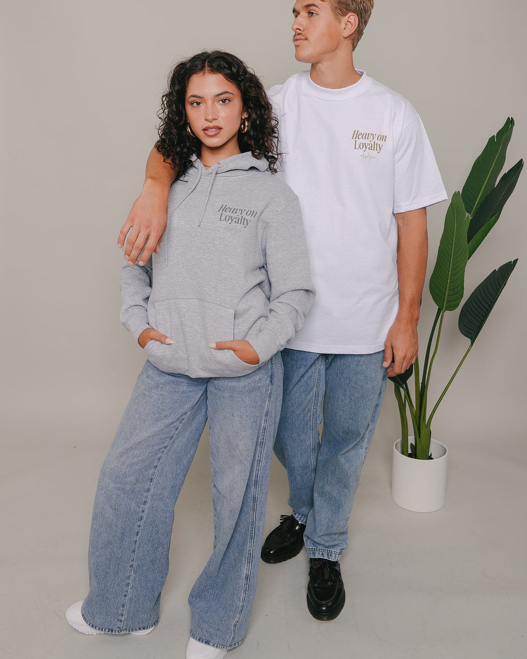 Heavy On Loyalty Grey Hoodie V2 - trainofthoughtcollective