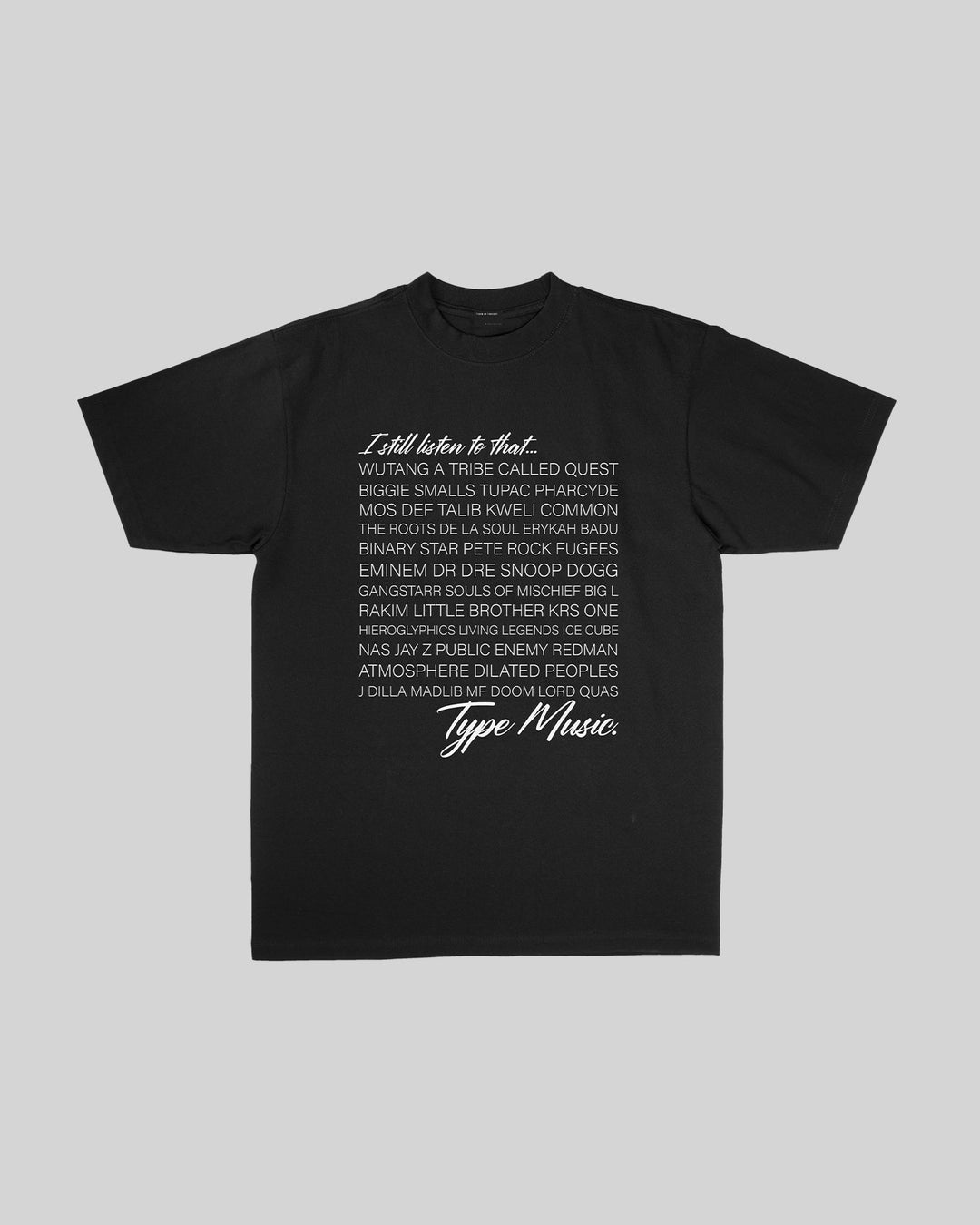 I Still Listen To That Black tee - trainofthoughtcollective