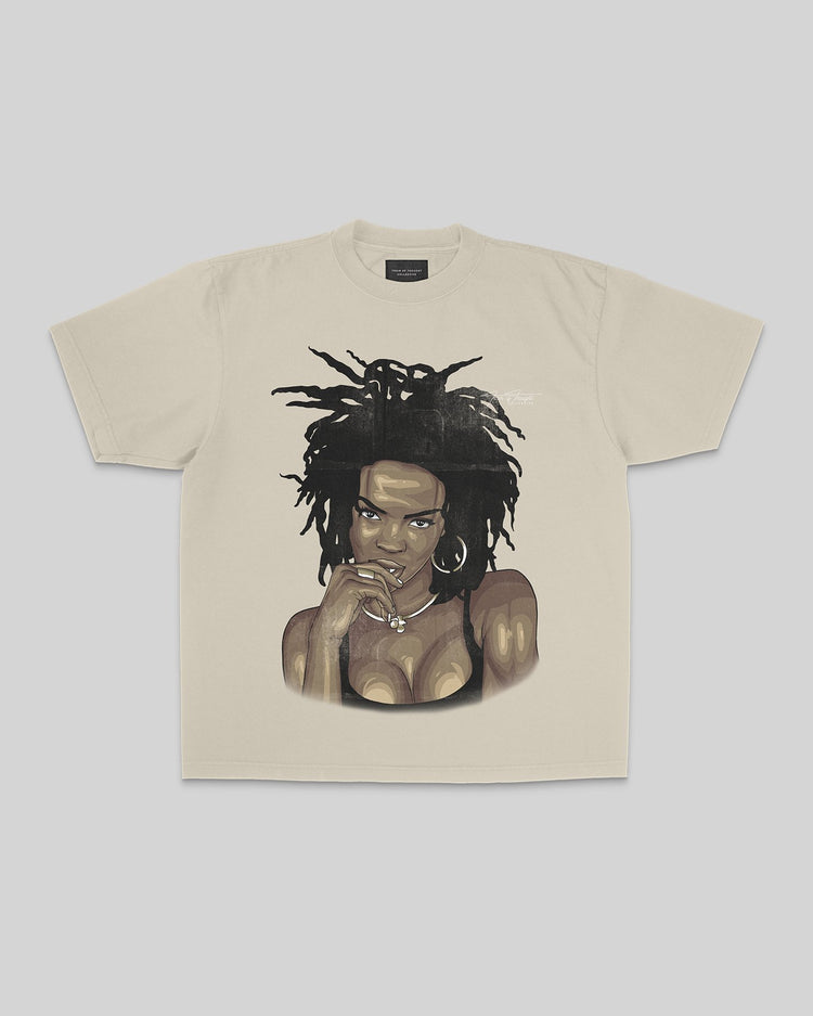 Lauryn Big Face Oversized Oatmeal Tee - trainofthoughtcollective