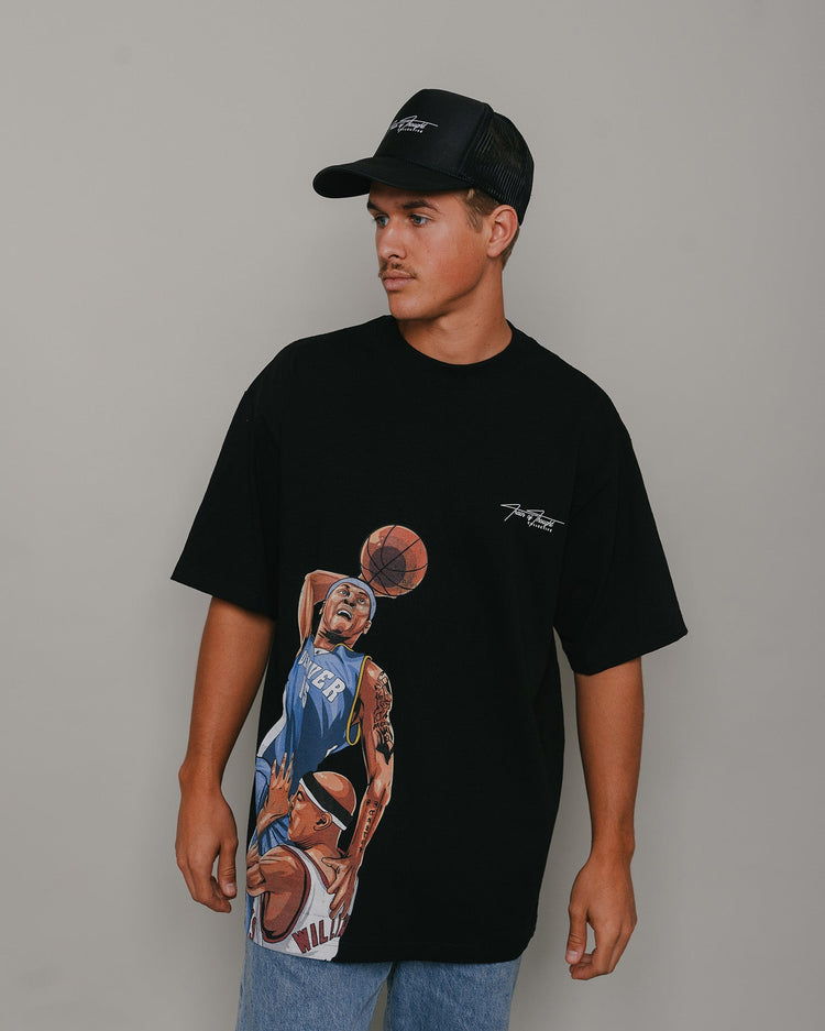 Melo Black Tee - trainofthoughtcollective