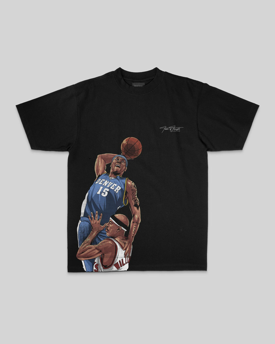 Melo Black Tee - trainofthoughtcollective