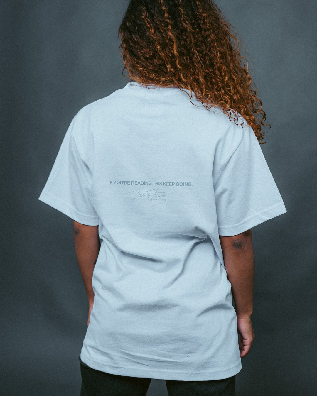 Mindset White Tee - trainofthoughtcollective