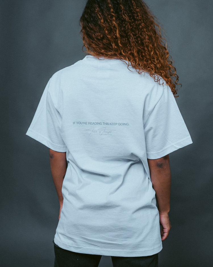 Mindset White Tee - trainofthoughtcollective