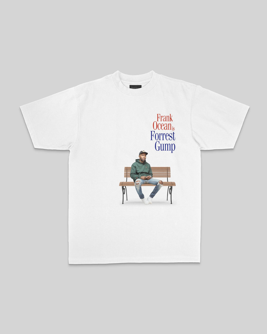 Run Forrest White Tee - trainofthoughtcollective