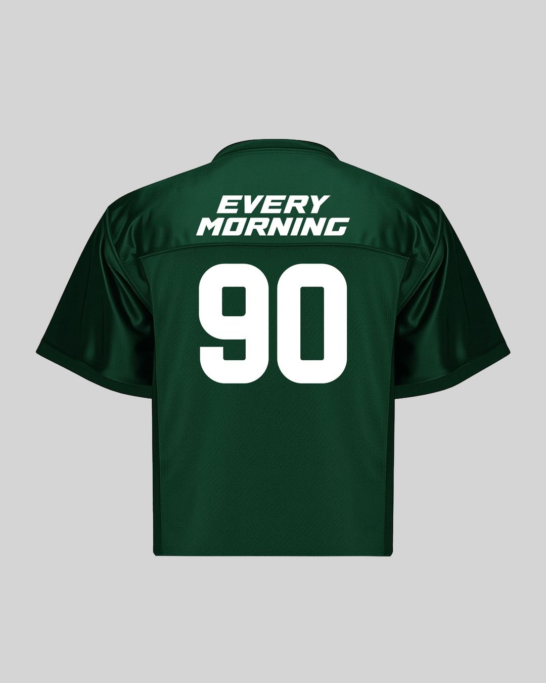 Rnb Every Morning V1 Cropped Green Football Jersey