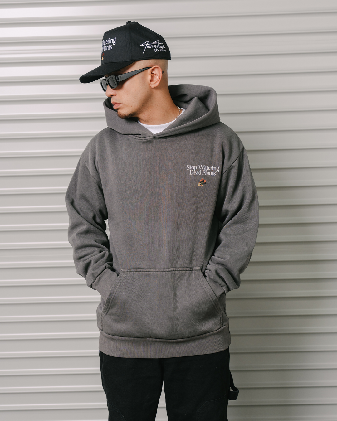 Stop Watering Dead Plants Shadow Hoodie