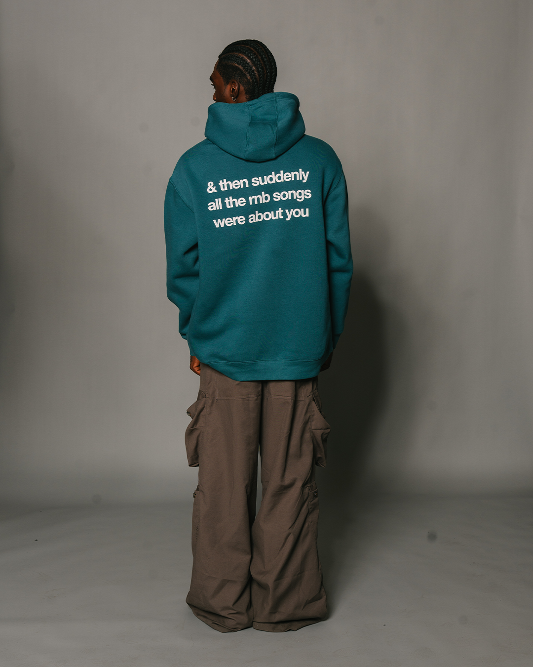 Rnb Songs Teal Hoodie