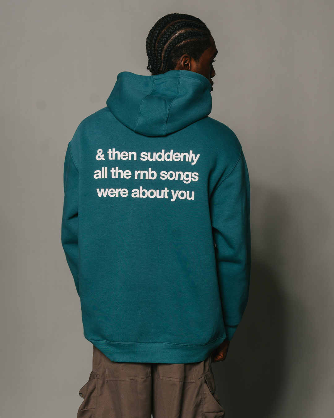 Rnb Songs Teal Hoodie