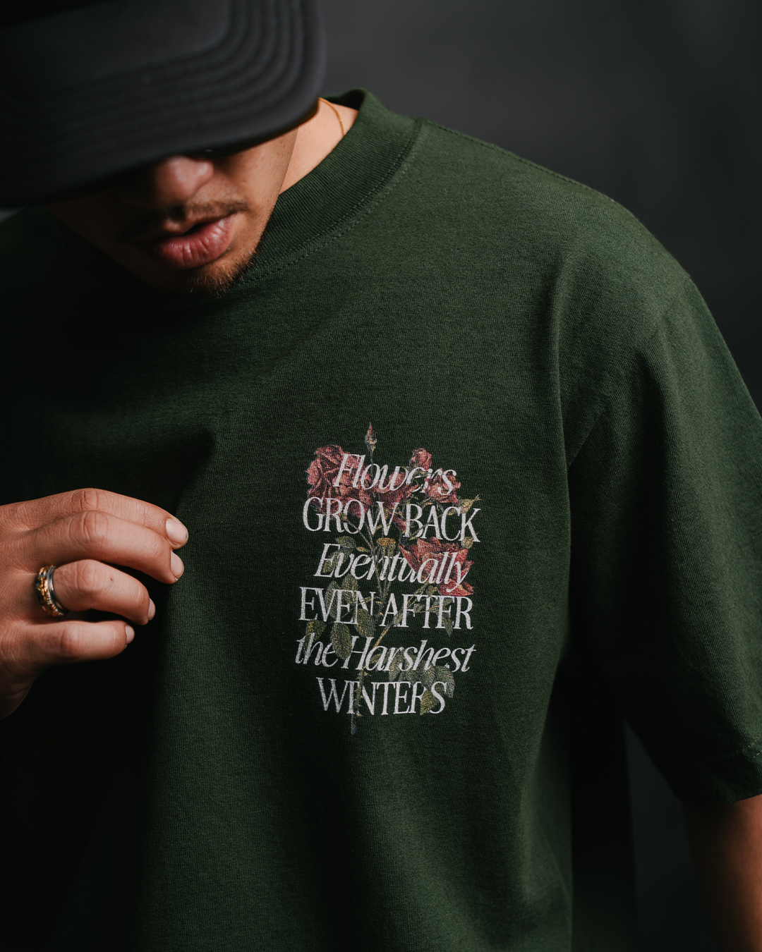 Growth Eventually V2 Green Tee