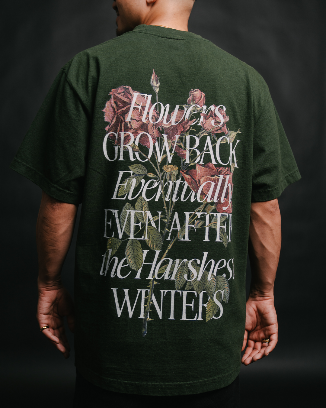 Growth Eventually V2 Green Tee