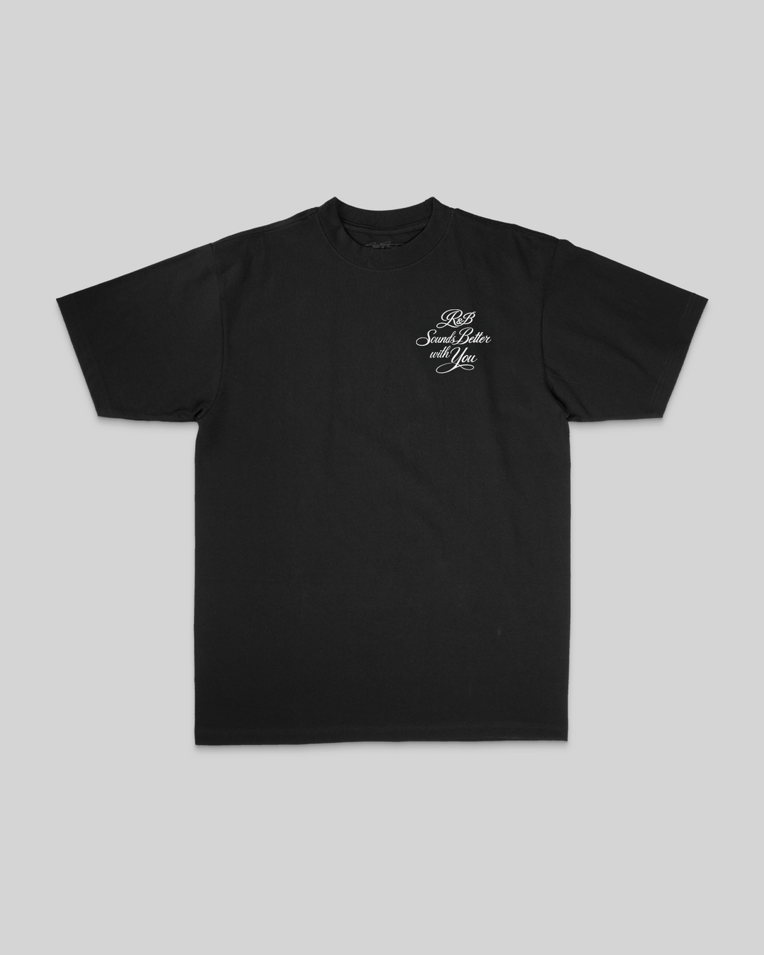R&amp;B with You | Heavyweight Black Graphic Tee