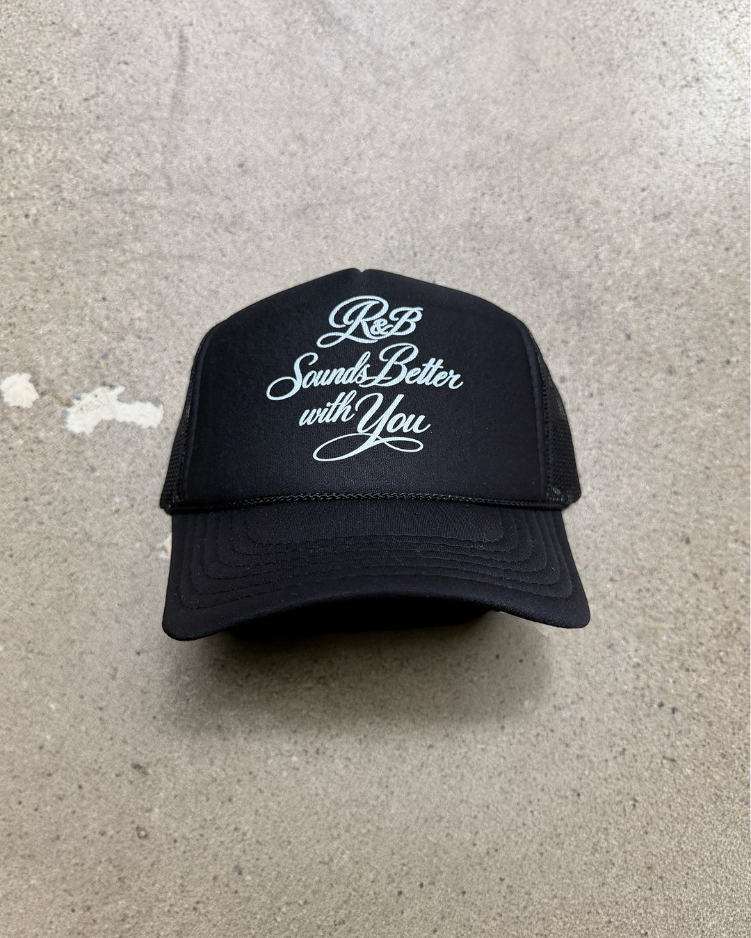 R&amp;B with You | Black Trucker Snapback