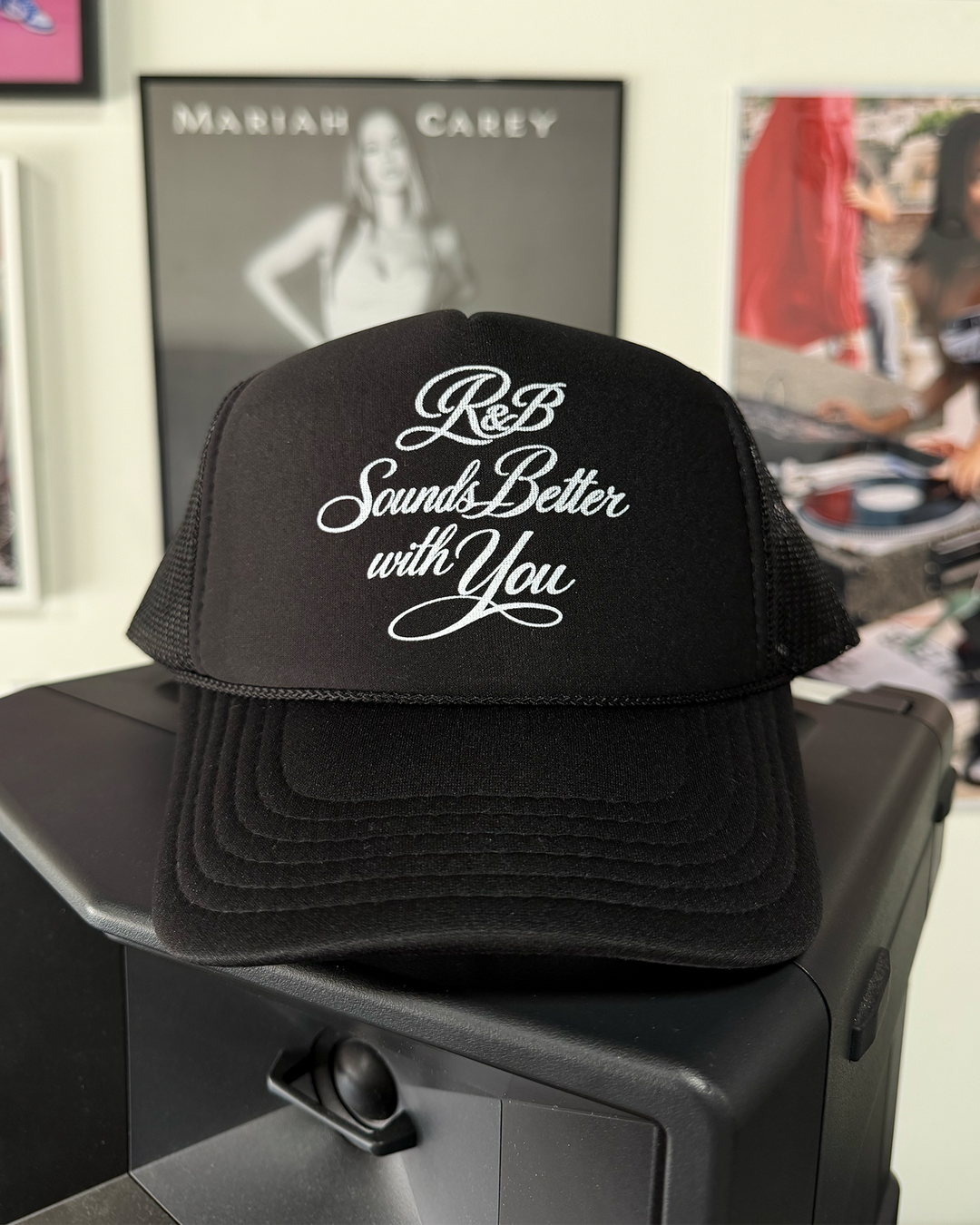 R&amp;B with You | Black Trucker Snapback