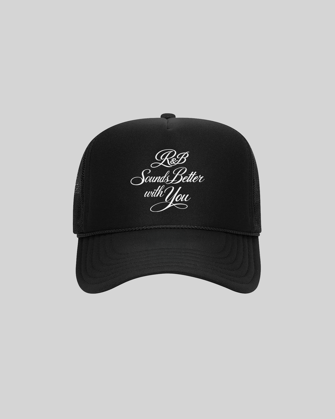 R&amp;B with You | Black Trucker Snapback