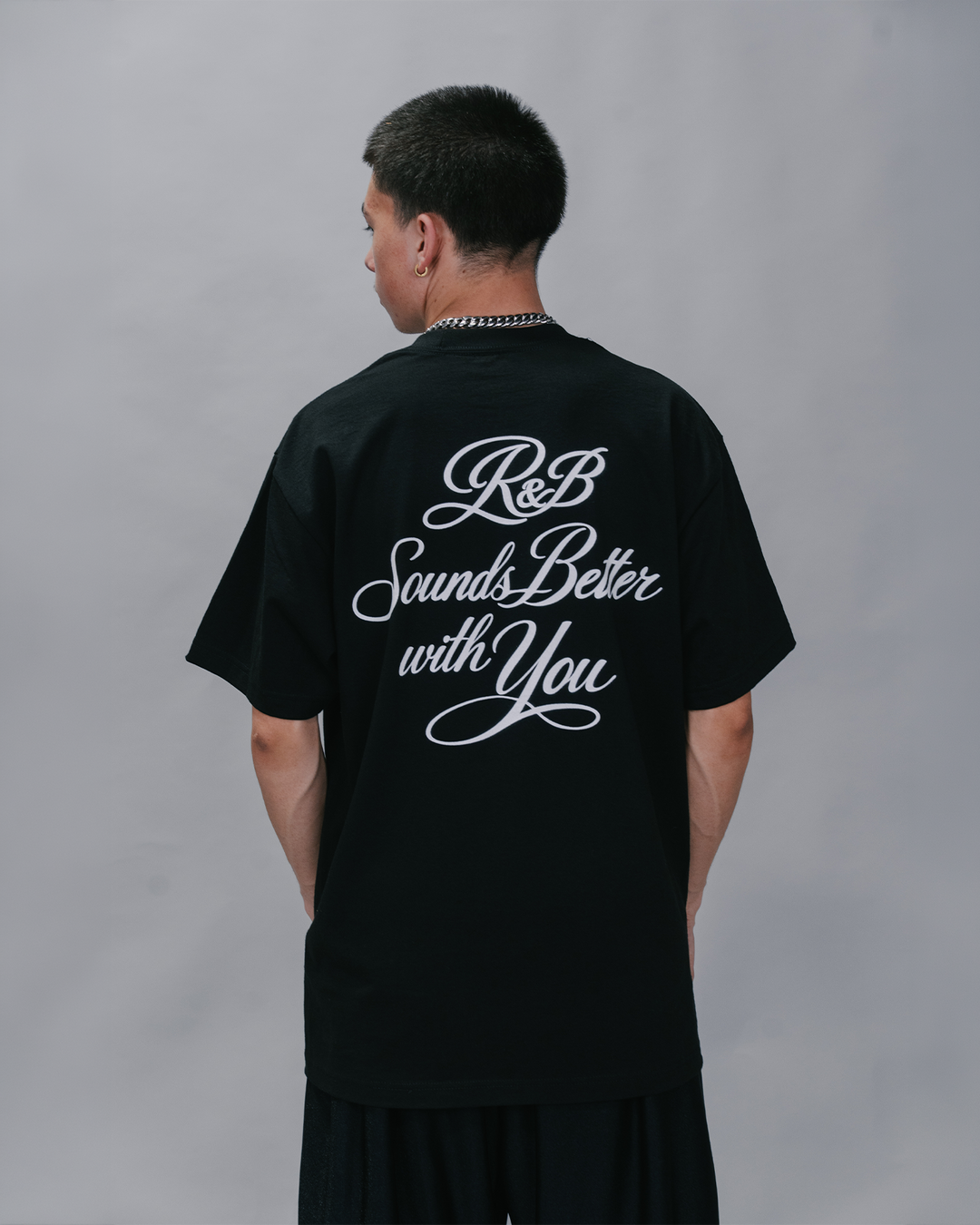 R&amp;B with You | Heavyweight Black Graphic Tee