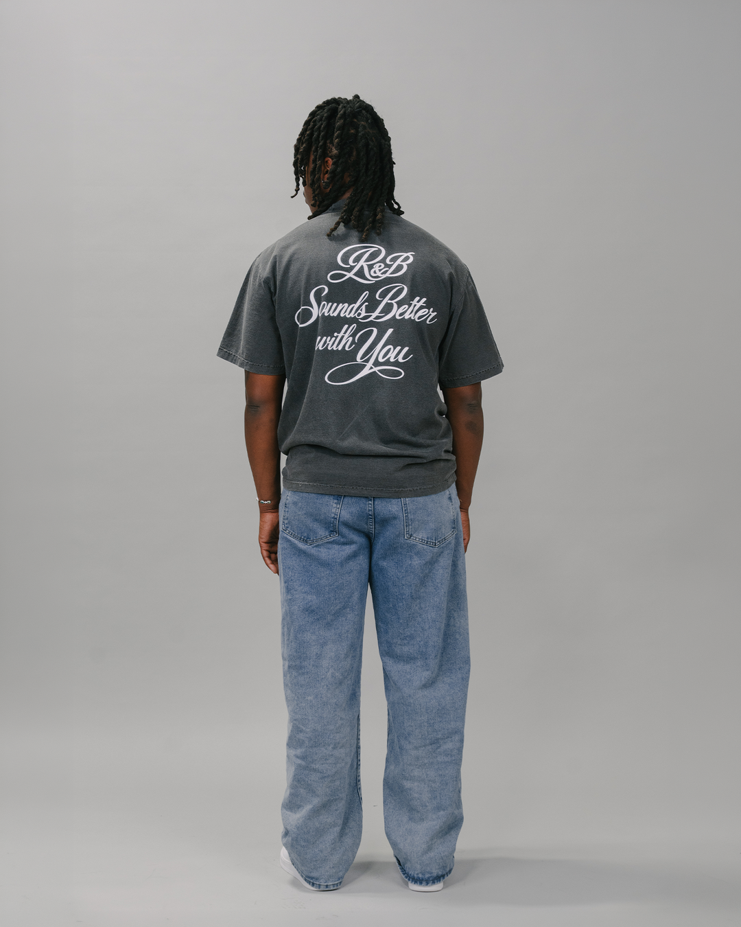 R&amp;B with You | Oversized Shadow Graphic Tee
