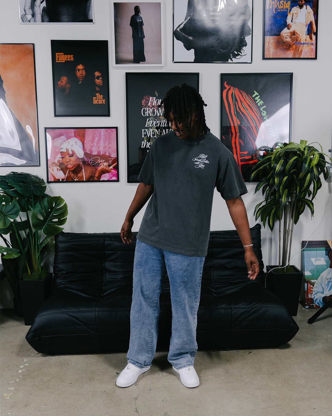 R&amp;B with You | Oversized Shadow Graphic Tee