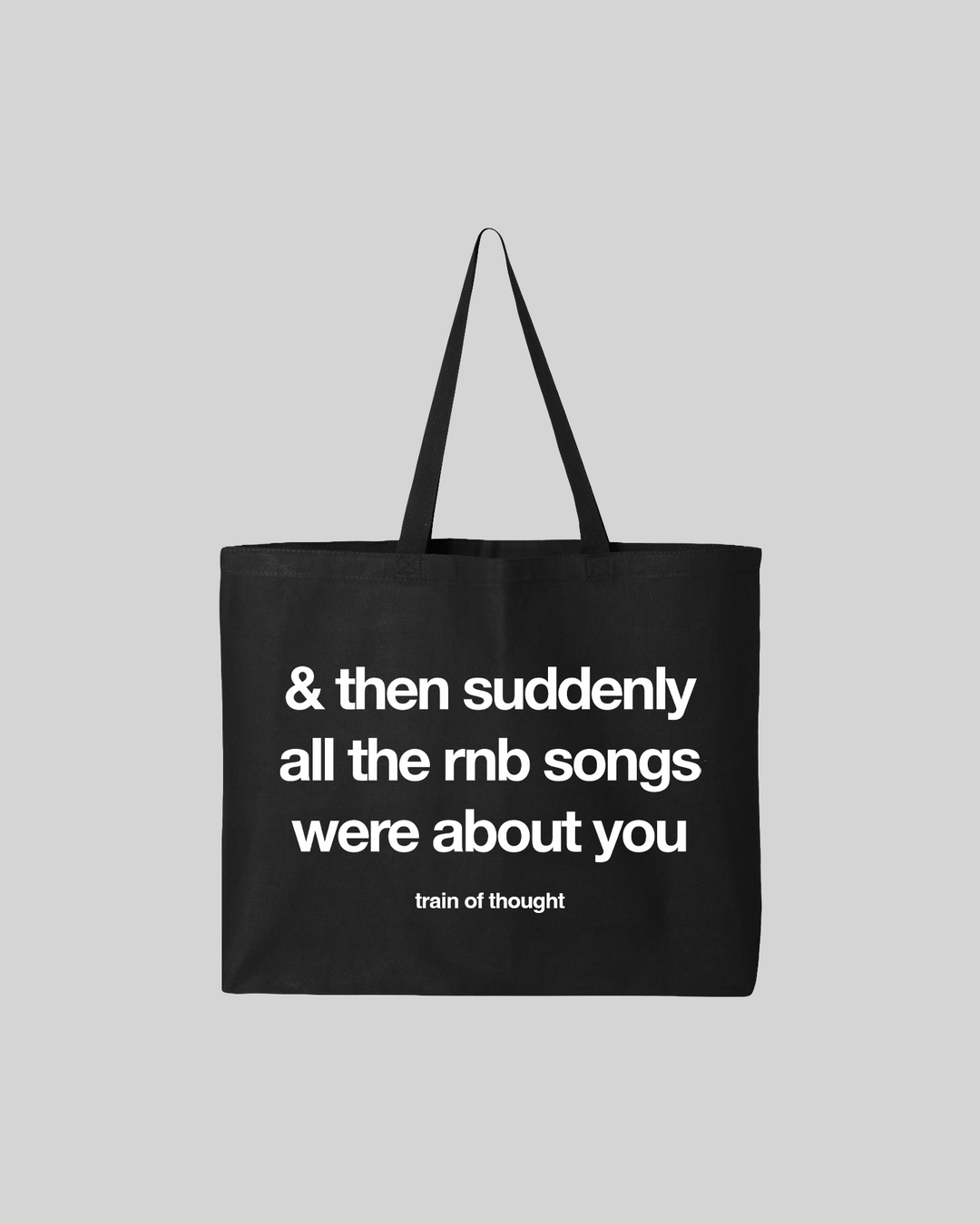 Rnb Songs | 25L Black Tote Bag
