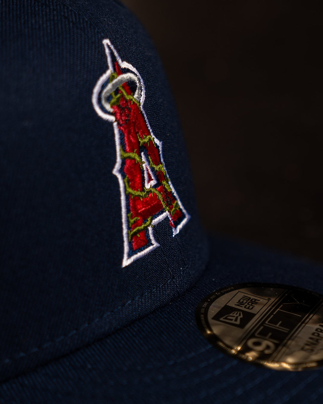 Angels City Rose New Era Navy Blue Snapback - trainofthoughtcollective