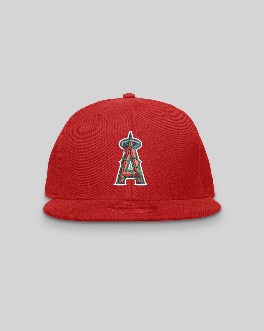 Angels City Rose New Era Red Snapback - trainofthoughtcollective