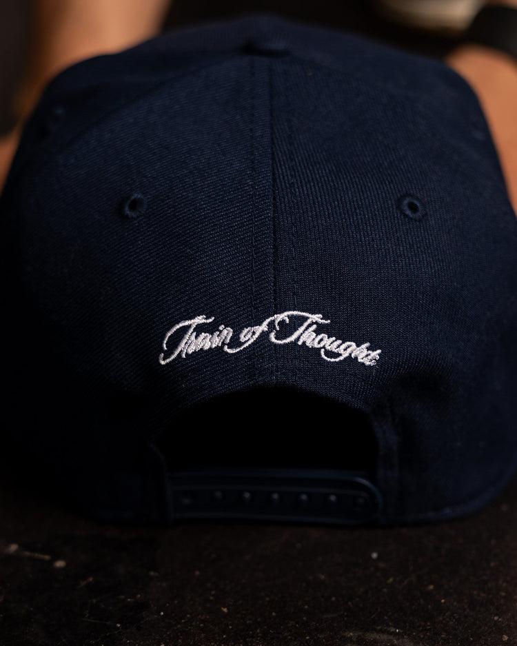 Atlanta City Rose New Era Navy Blue Snapback - trainofthoughtcollective