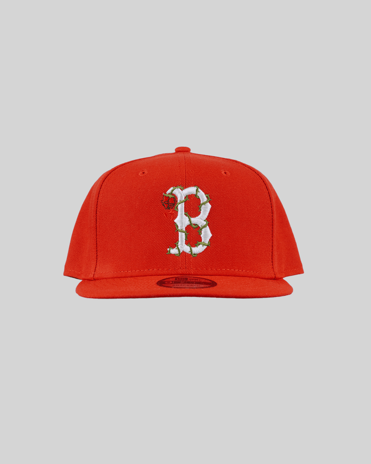 Boston City Rose New Era Red Snapback - trainofthoughtcollective