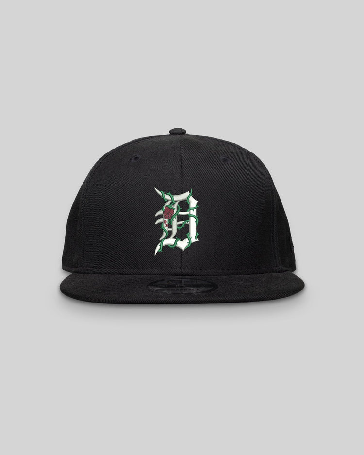 D City Rose New Era Black Snapback - trainofthoughtcollective