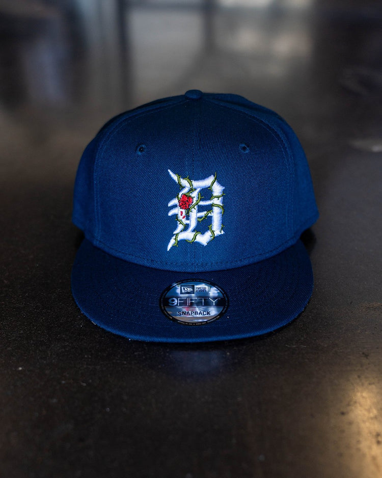 D City Rose New Era | Snapback - trainofthoughtcollective #color_navy-blue