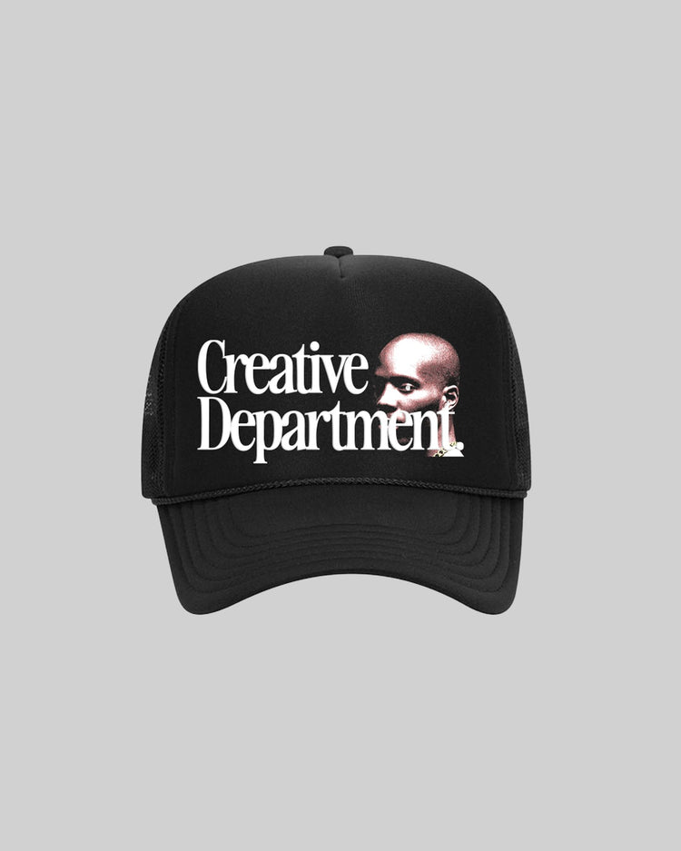 DMX Gem Dept. Black Trucker Hat - trainofthoughtcollective