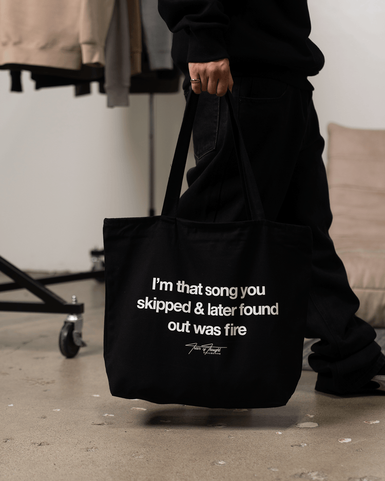 Don't Skip 24L Zippered Tote Bag - trainofthoughtcollective