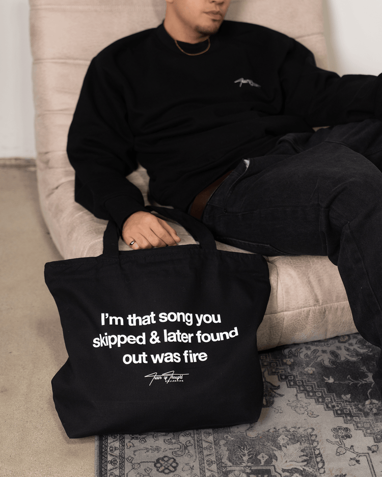 Don't Skip 24L Zippered Tote Bag - trainofthoughtcollective