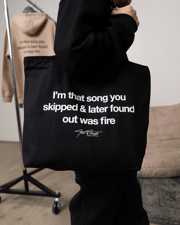 Don't Skip 24L Zippered Tote Bag - trainofthoughtcollective