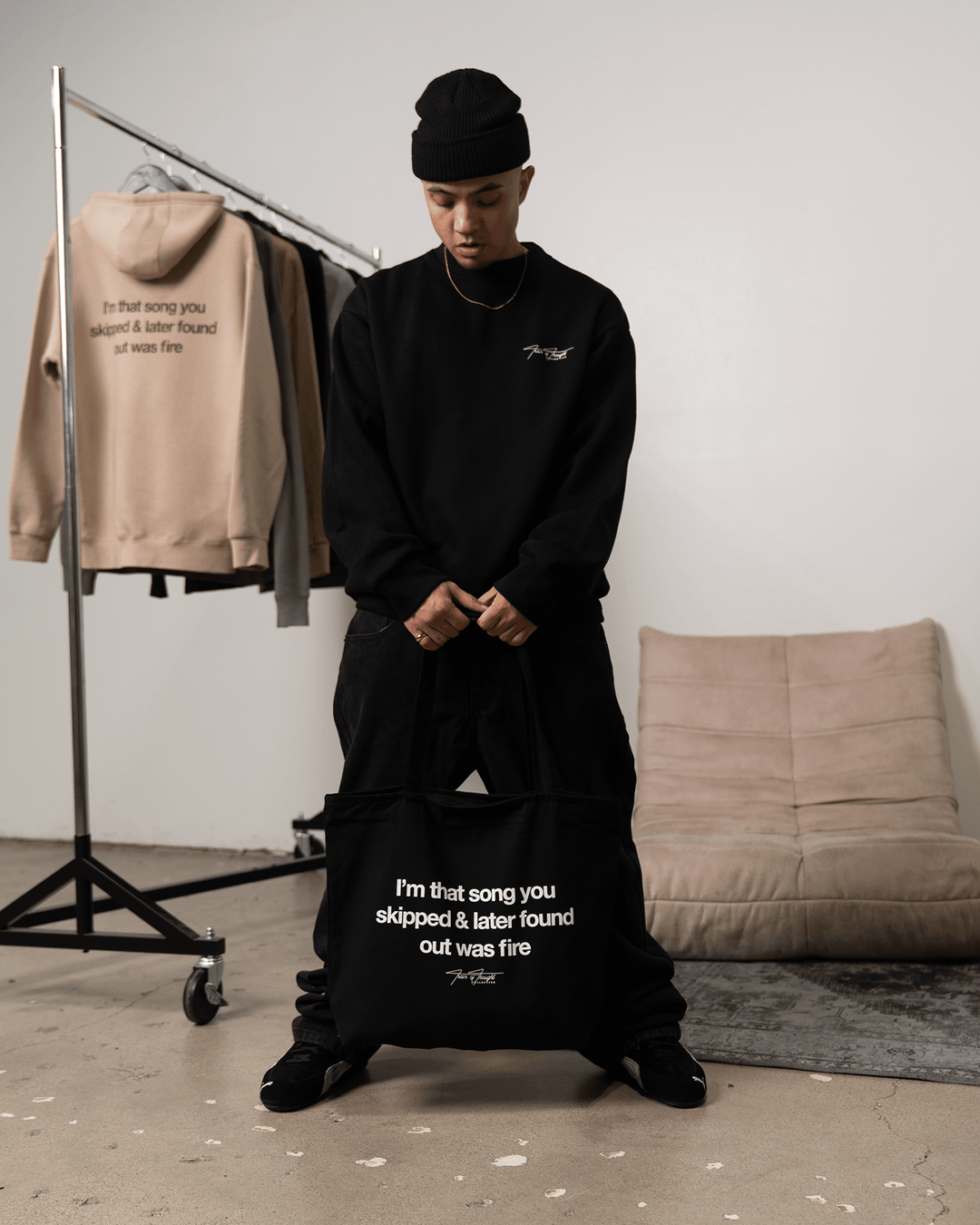 Don't Skip 24L Zippered Tote Bag - trainofthoughtcollective