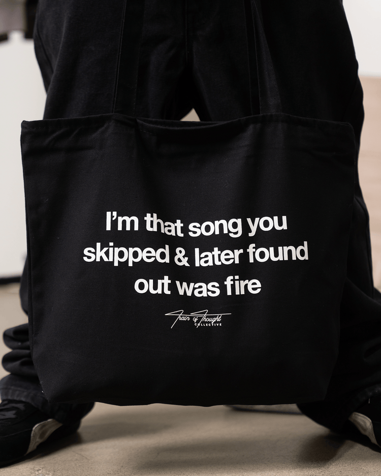 Don't Skip 24L Zippered Tote Bag - trainofthoughtcollective