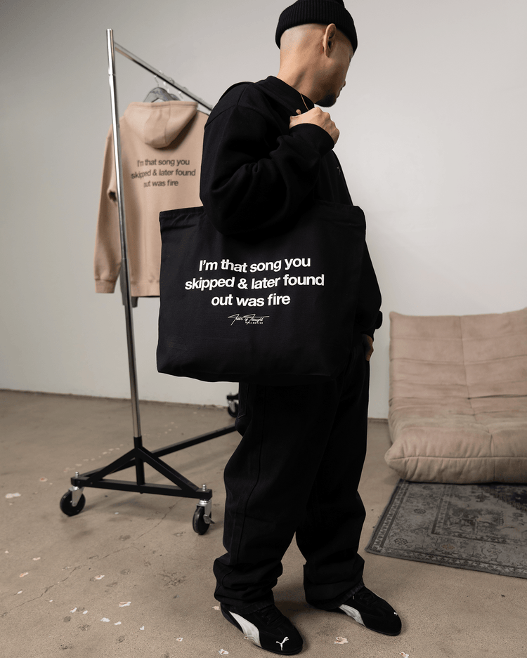Don't Skip 24L Zippered Tote Bag - trainofthoughtcollective